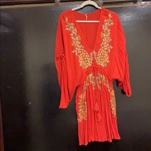 Beautiful Embroidered Free People Dress